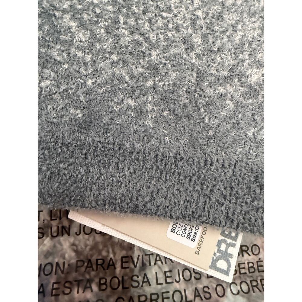 NWT Barefoot Dreams CozyChic Lite Heathered Gray Confetti Beanie Hat OS Soft